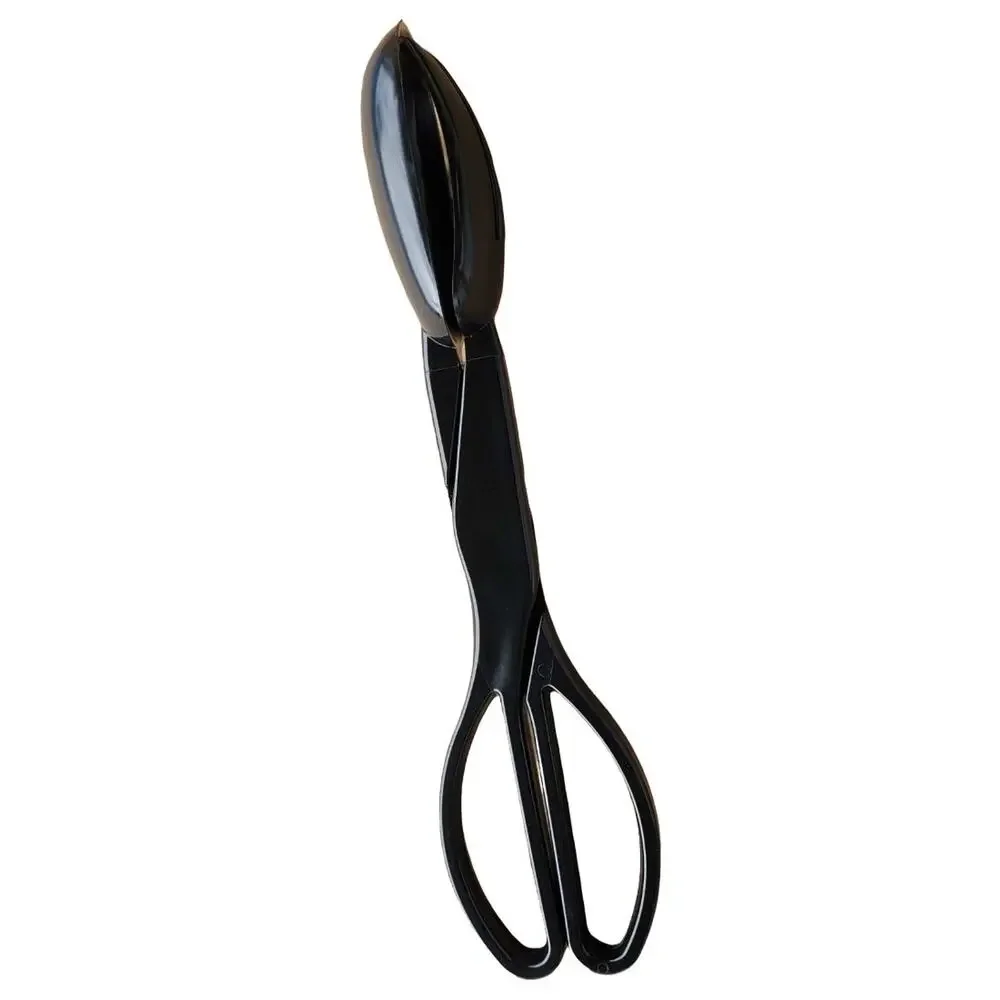 Black 11-1/2 in. Salad Scissor Tongs, CT3304 Partipak- Free Shipping